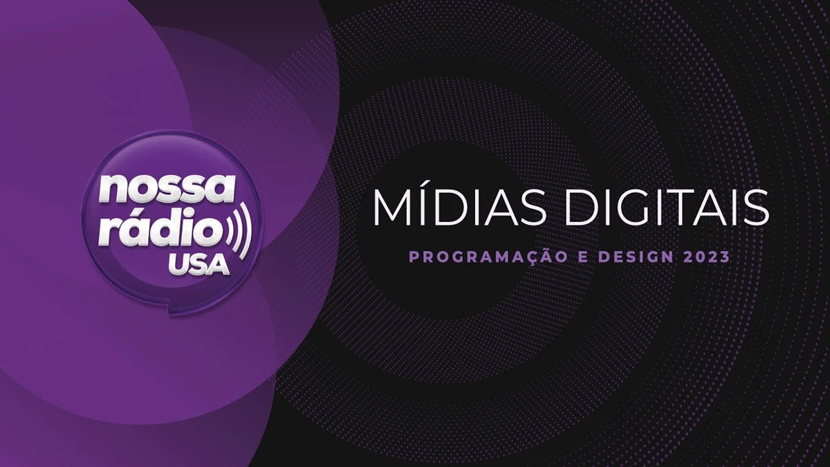 Aplicação da identidade da Nossa Rádio USA