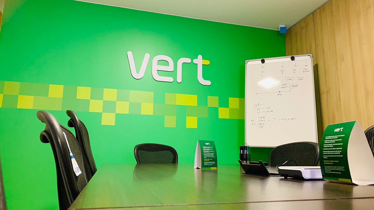 Desdobramento da marca Vert Tecnologia em comunicação